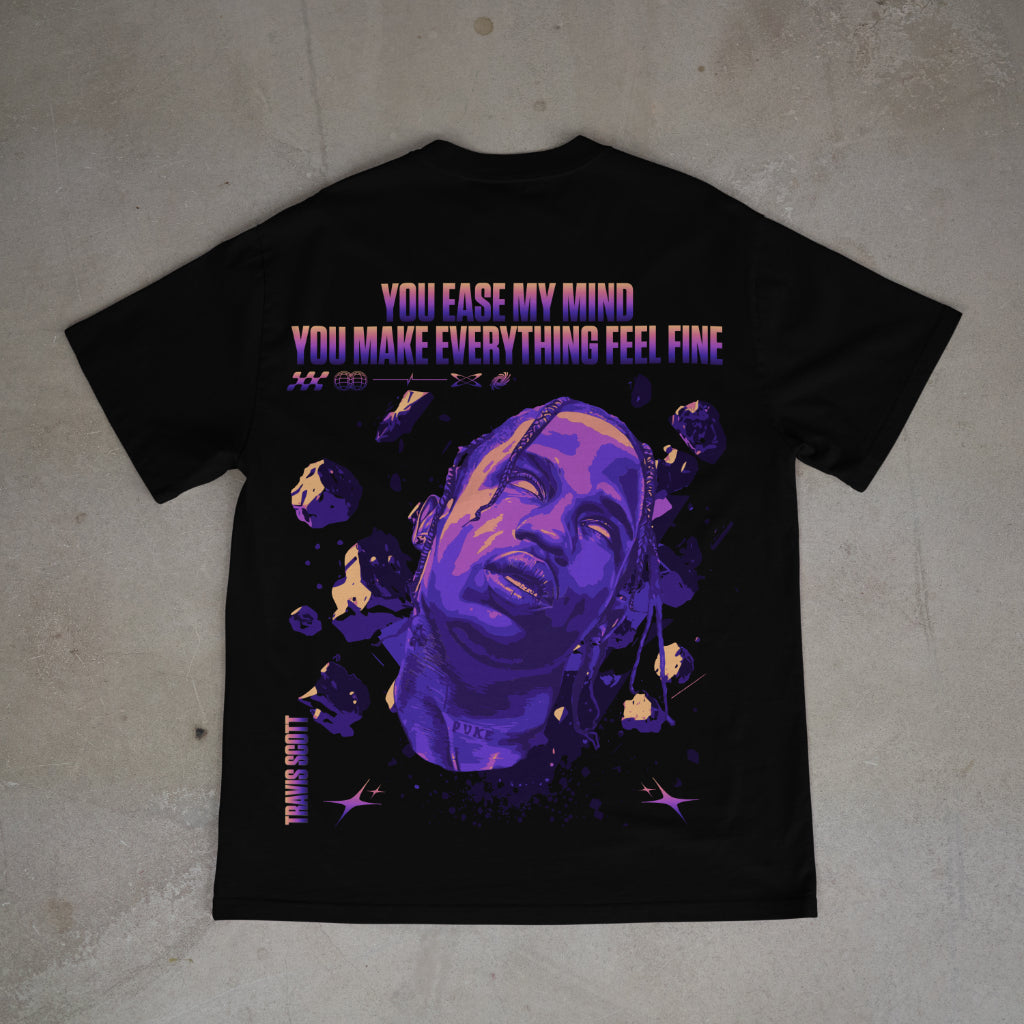 Travis Scott - You Ease My Mind - Oversized T-Shirt Unisex