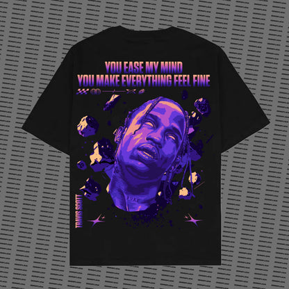 Travis Scott - You Ease My Mind - Oversized T-Shirt Unisex